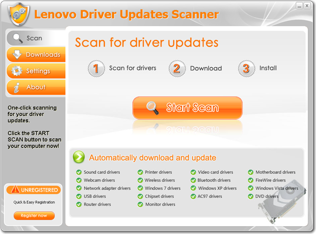 Scan and download drivers free for windows 7